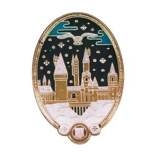 Hogwart Houses In Winter Harry Potter Enamel Pins 208-9